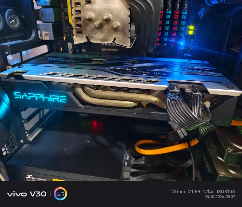VGA RX 580 4GB 256bit SAPPHIRE NITRO+ RGB GDDR5