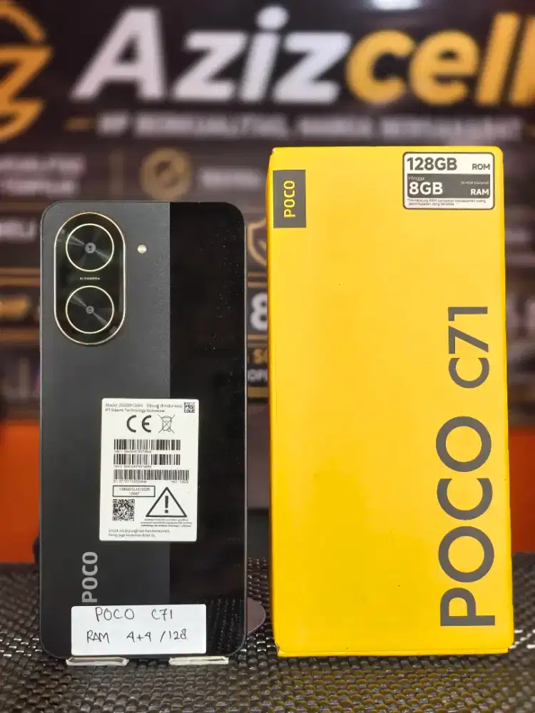 POCO C71 RAM 4+4/128
