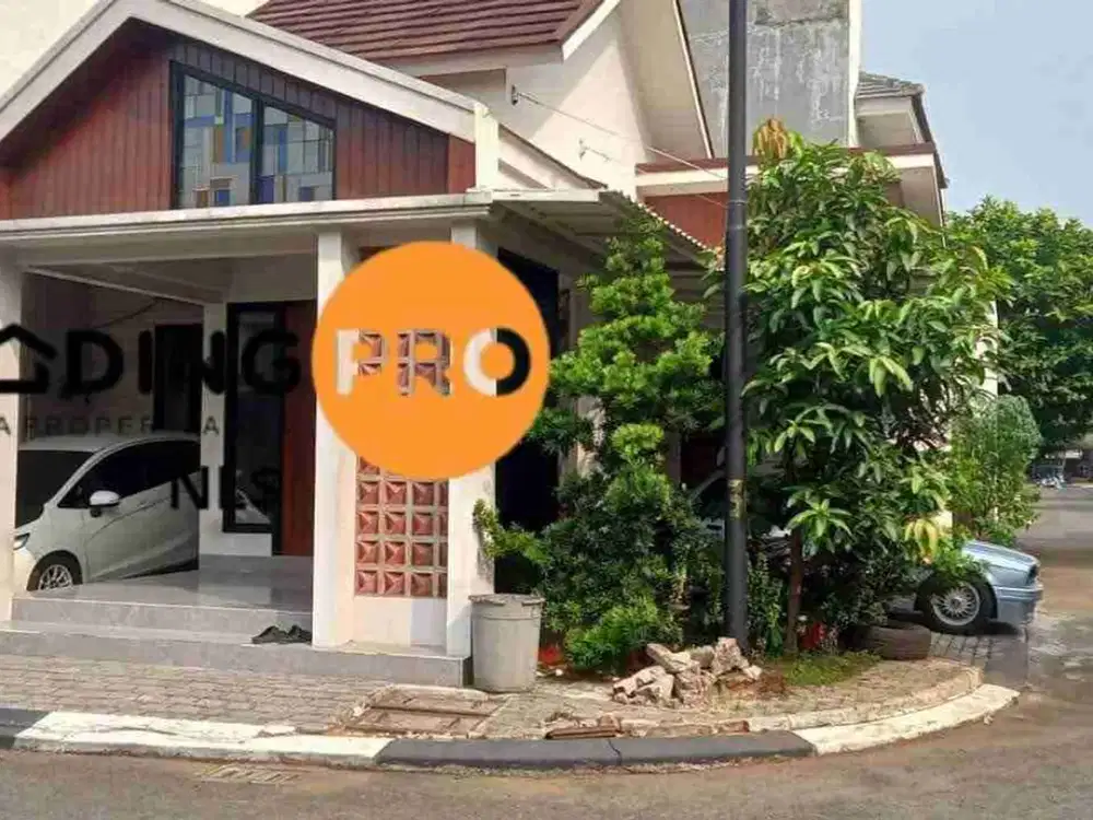 RUMAH 1 LANTAI SHM LEGENDA WISATA CIBUBUR POSISI HOEK RAPI SIAP HUNI