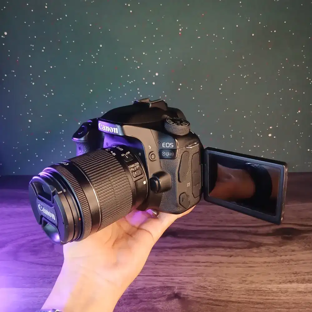 !!PAKET PROMO!! CANON EOS 80D KIT STM BLACK GOOD CONDITION