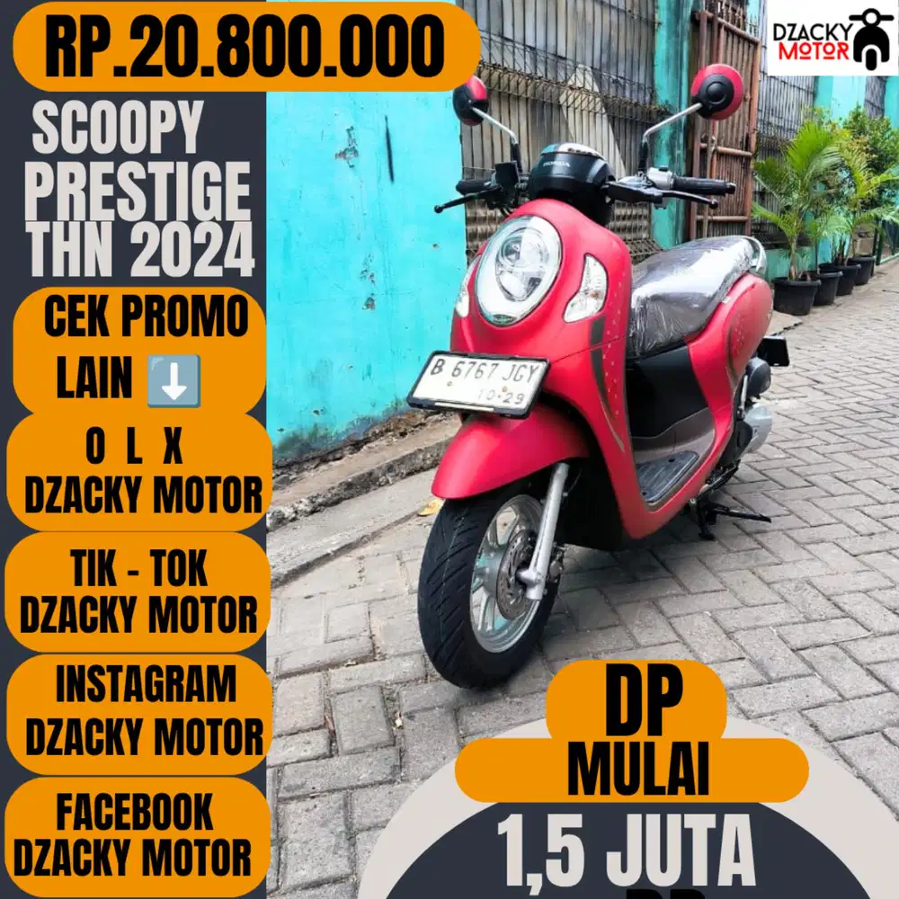 SCOOPY PRESTIGE 2024 SECOND LIKE' NEW