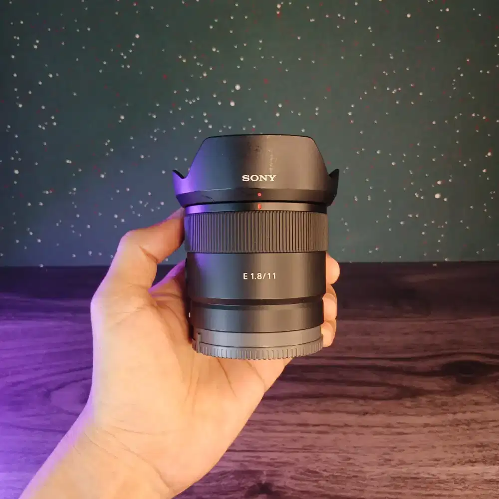 SONY E 11MM F1.8 BLACK MULUS FULLSETBOX