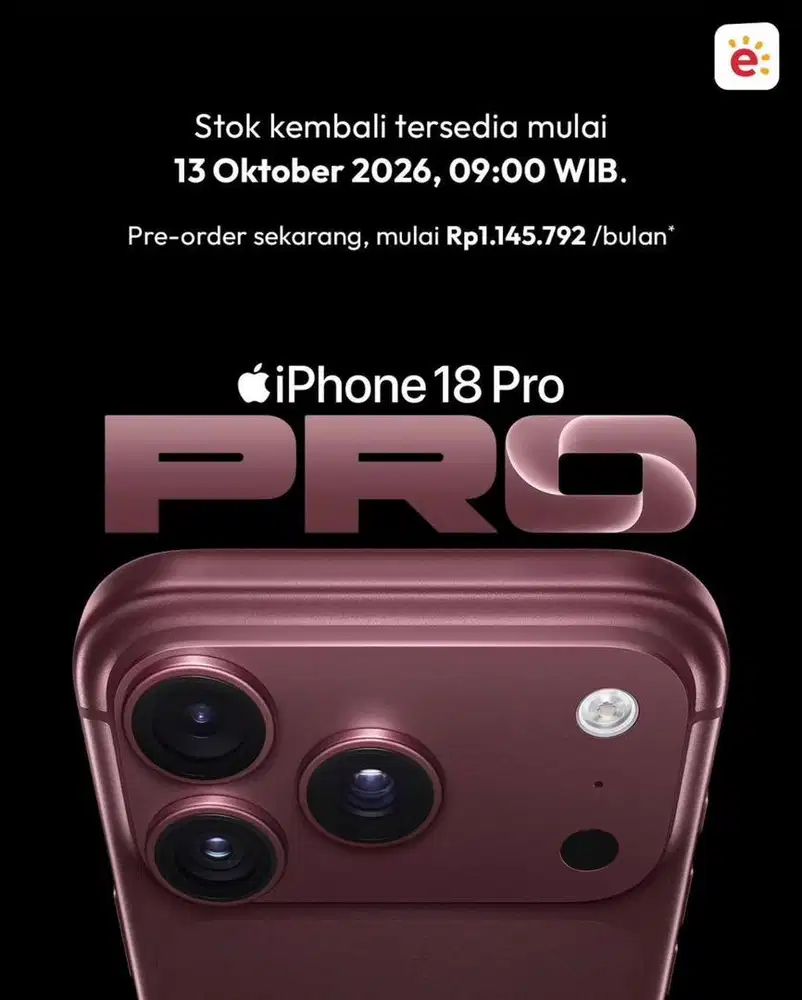 PRE ORDER IPHONE 18 PRO BATCH 2