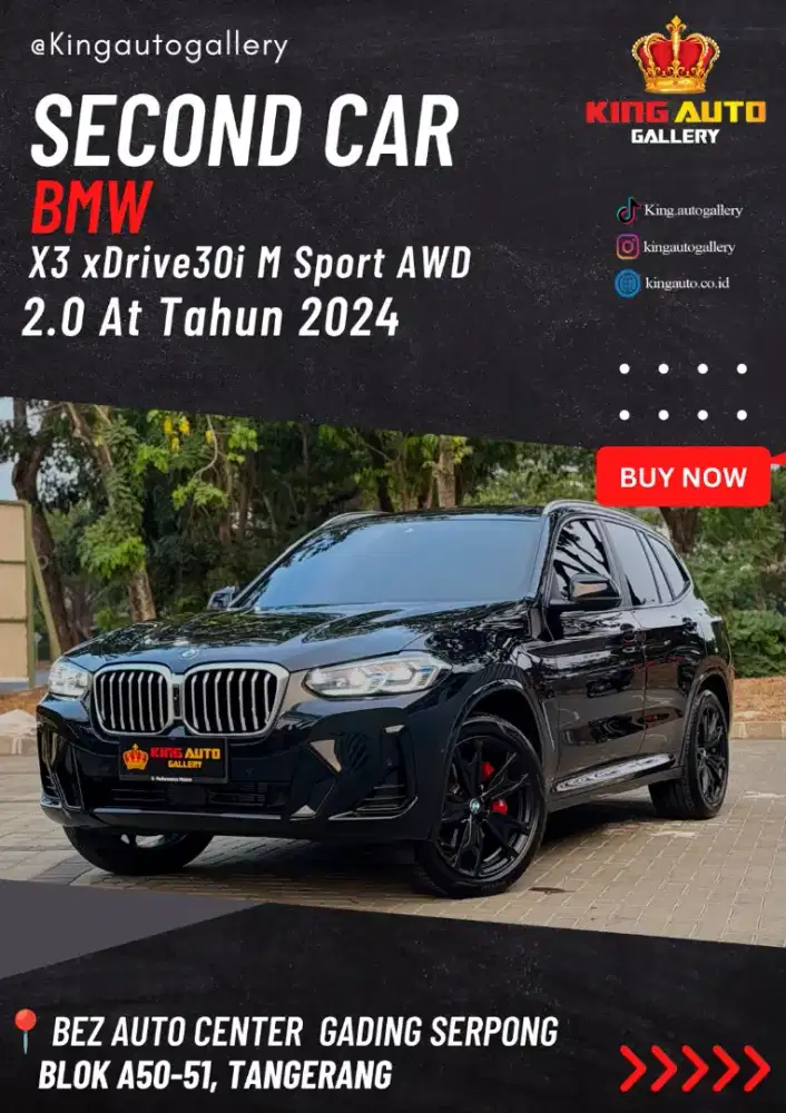 BMW X3 Xdrive30i 2024/2025 Full Waranty Low km
