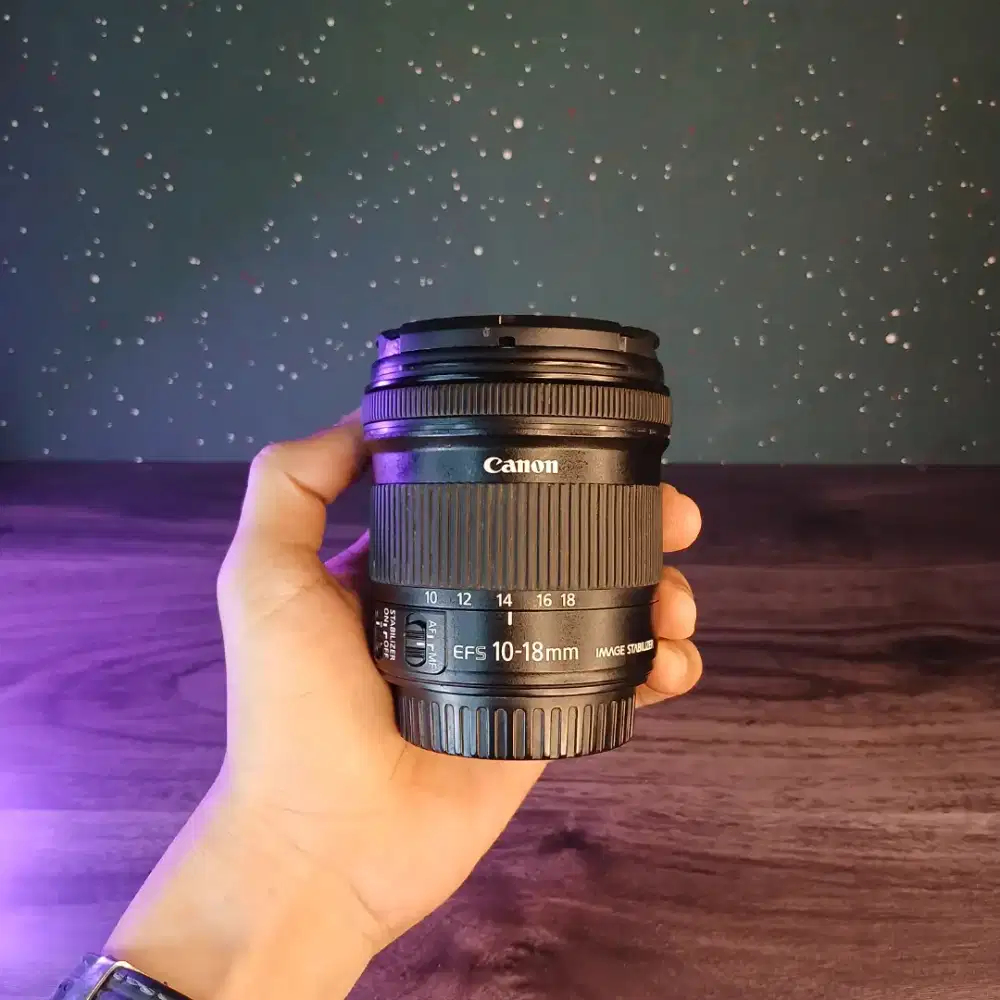 CANON EFS 10-18MM IS STM BLACK GOOD CONDITION