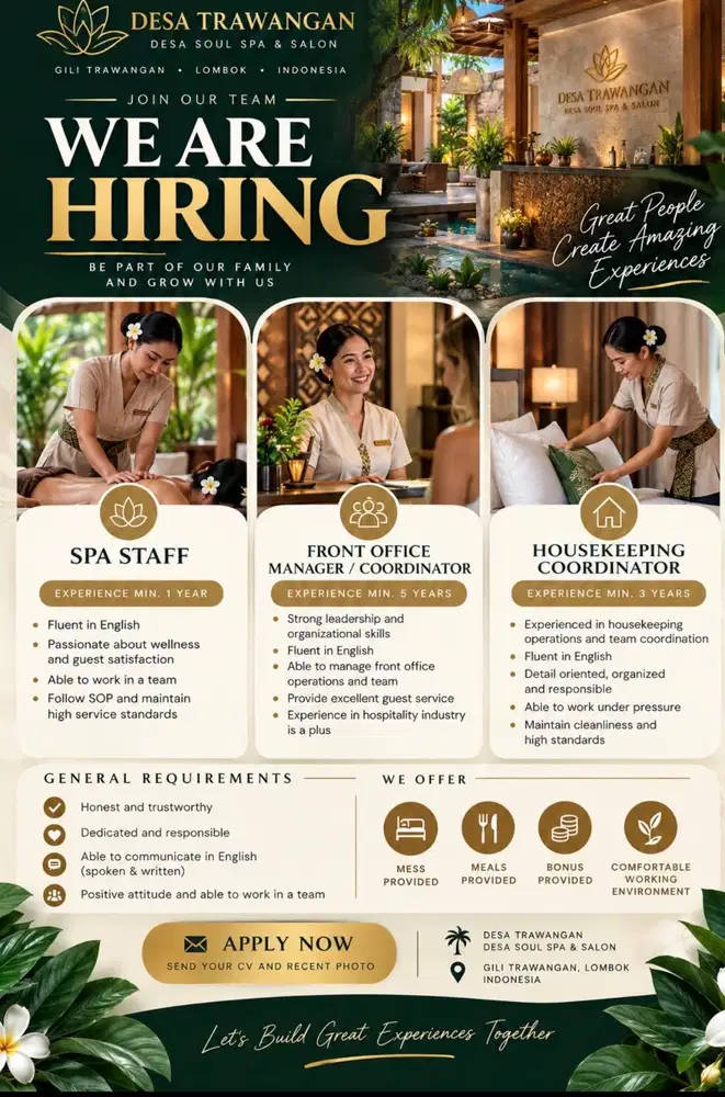 Front Office Manager / Coordinator