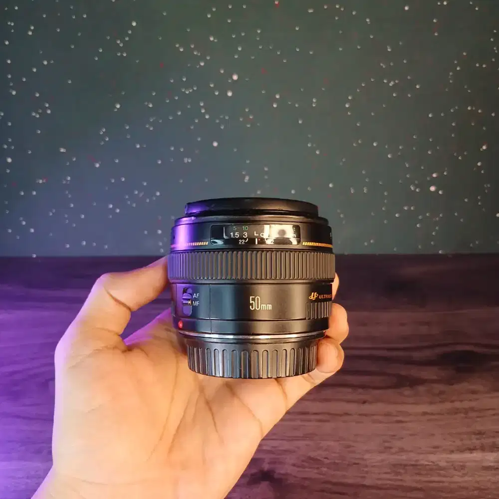 CANON 50MM F1.4 ULTRASONIC BLACK GOOD CONDITION