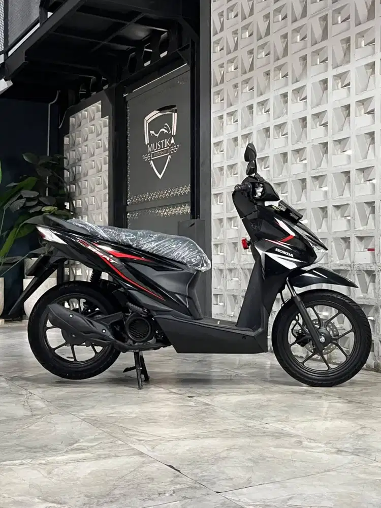 UNIT ISTIMEWA HONDA BEAT 2024 BLACK RED