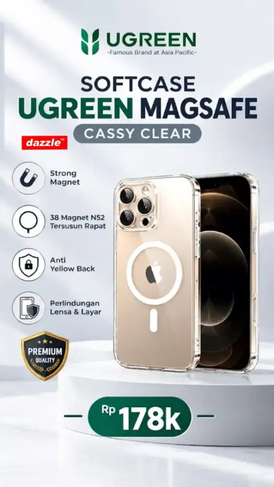 Soft Ugreen Magsafe Cassy Clear