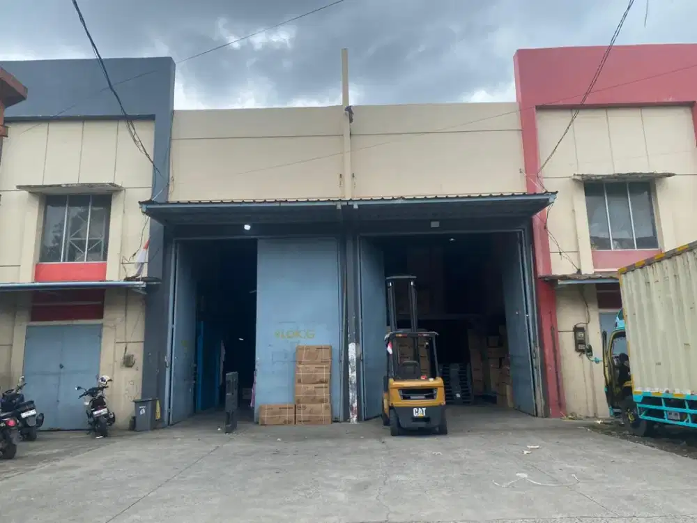 Dijual Cepat Gudang Gandeng 2 Lantai Pergudangan Kamal Indah, Jakarta Barat