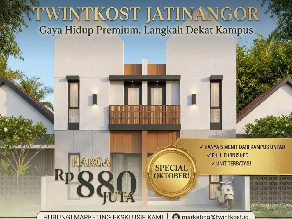 Rumah Kost Murah Dekat UNPAD Jatinangor, Full Furnished