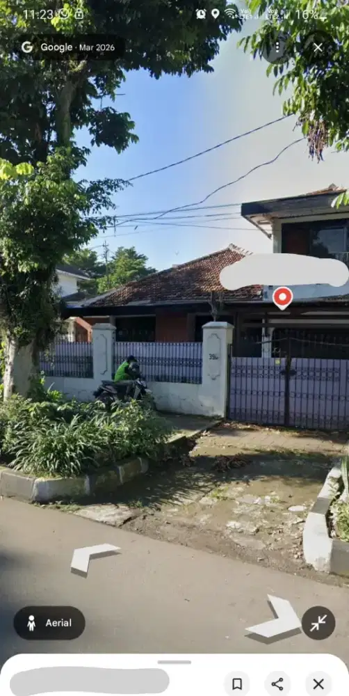 JUAL: RUMAH VETERAN BOGOR (LEBAR MUKA 12 METER – POTENSI 3 UNIT RUKO)