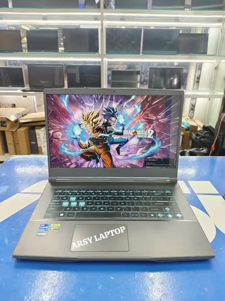 MSI THIN 15 CORE I7 GEN 13 RTX 3050 MULUS SEPERTI BARU