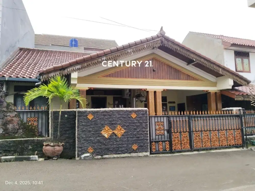 Dijual Rumah Asri & Nyaman Dalam Komplek Dekat Toll Desari Di Pancoran Mas Depok