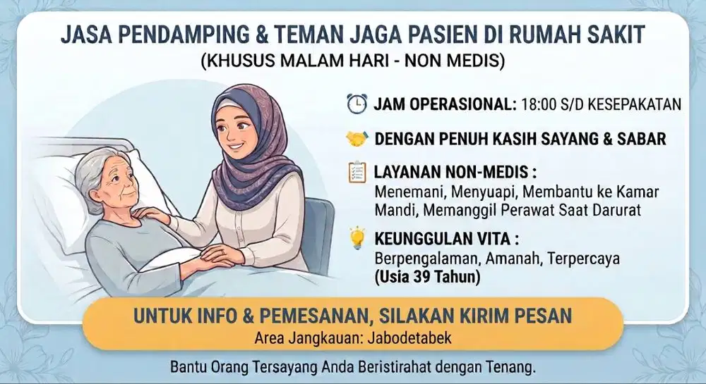 Jasa Caregiver malam Hari