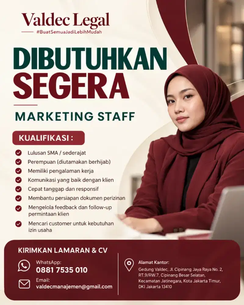 Marketing Staff Legal
