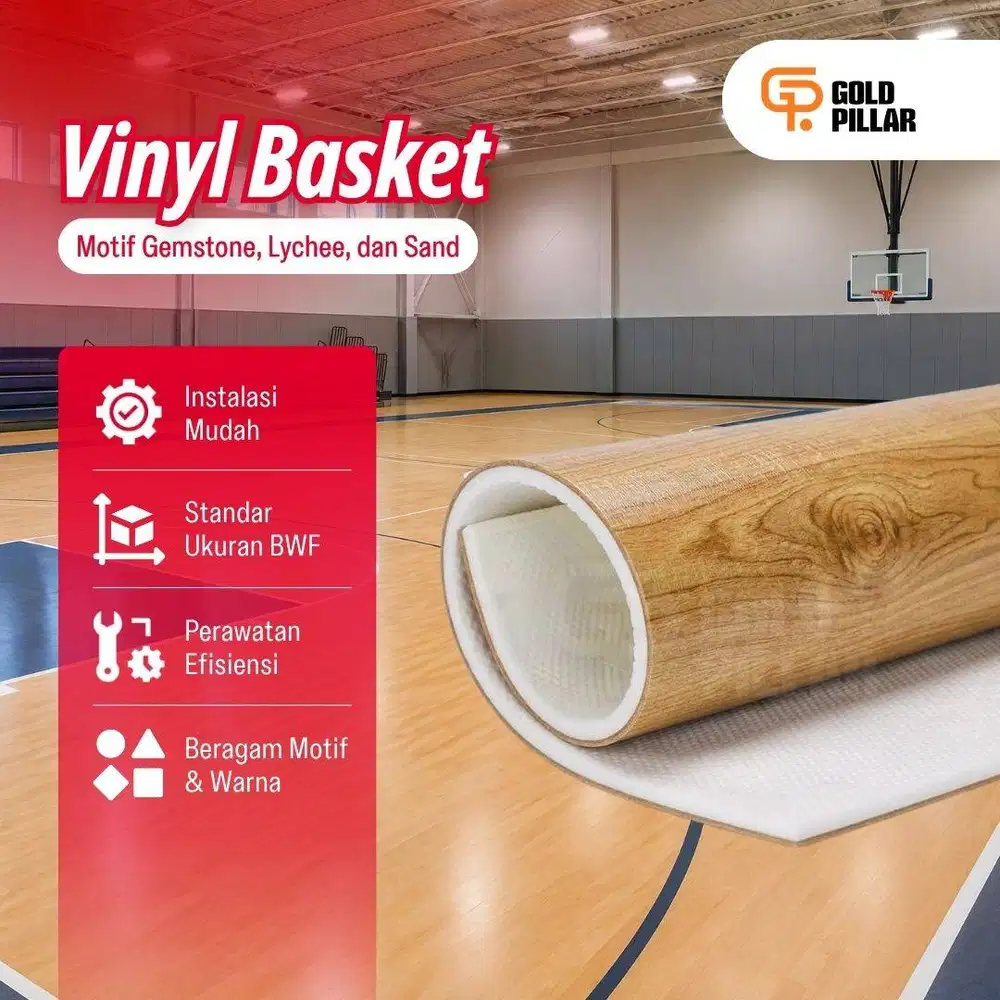 Vinyl Lapangan Basket - Karpet Lapangan Basket | Vinyl Lantai Sport