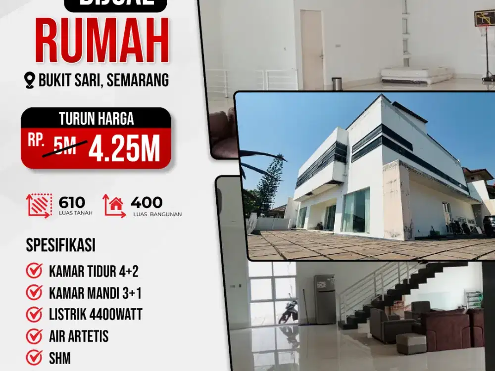 Rumah 6 kamar di Bukit Sari