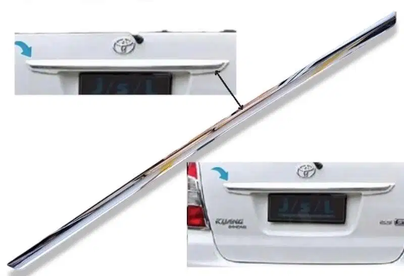 Trunk Lid List (warna putih) Innova 2004-2015 Original copotan