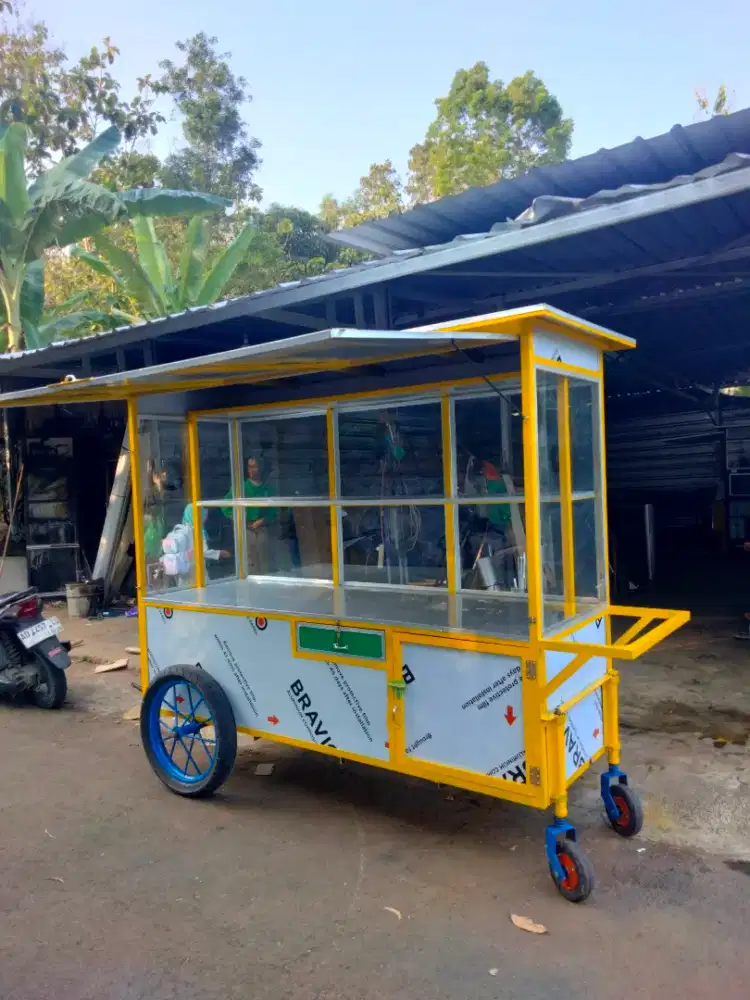 Jual grobak custom besi pembayaran cod
