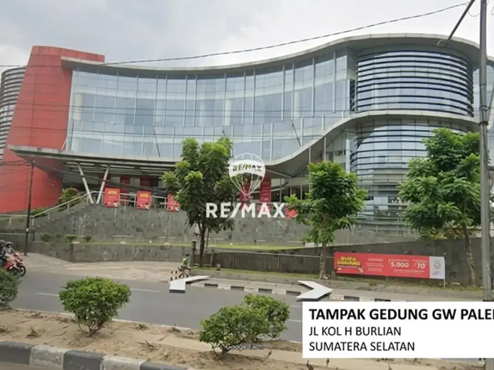 DIJUAL/DISEWAKAN GEDUNG KOMERSIAL SKALA BESAR DIDAERAH PALEMBANG SUMATRA SELATAN