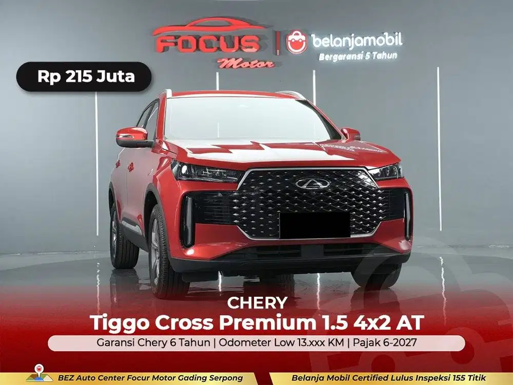 [ GARANSI 5TH LOW KM ] Chery Tiggo Cross Premium 1.5 4x2 AT 2025/2026
