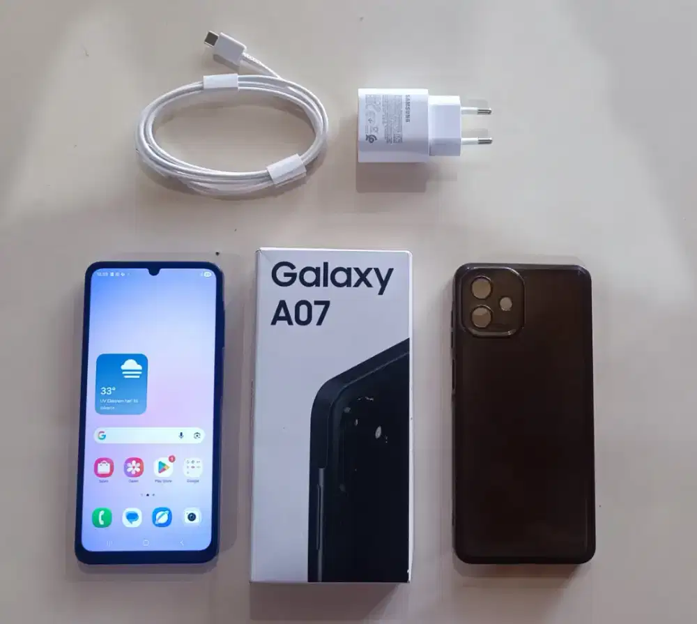 Samsung a07 6/128 fullset ori nominus