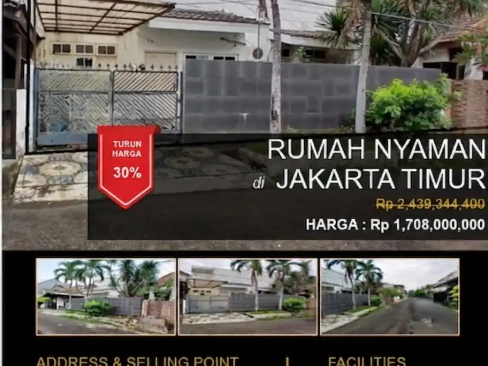 Rumah Nyaman di Jakarta Timur