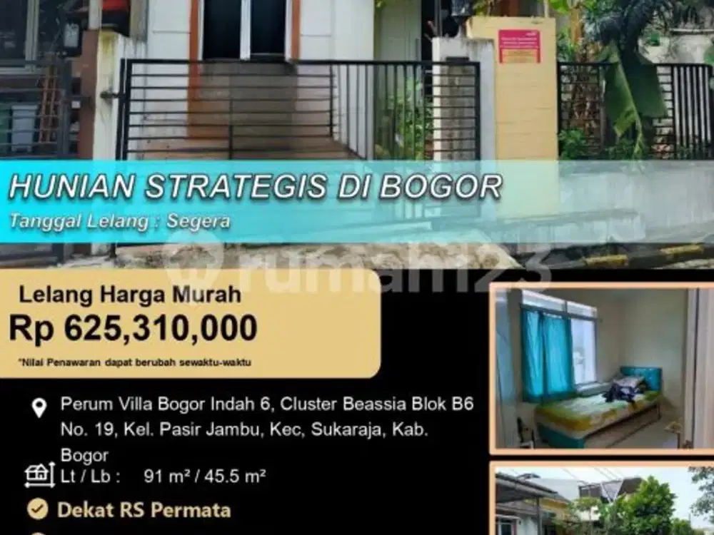 Hunian Minimalis Strategis Villa Bogor Indah 6