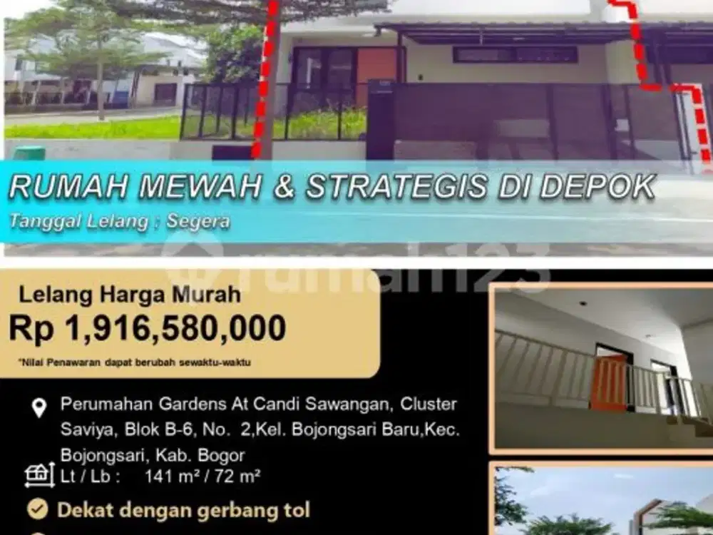 Rumah Mewah Minimalis Modern di Lokasi Strategis