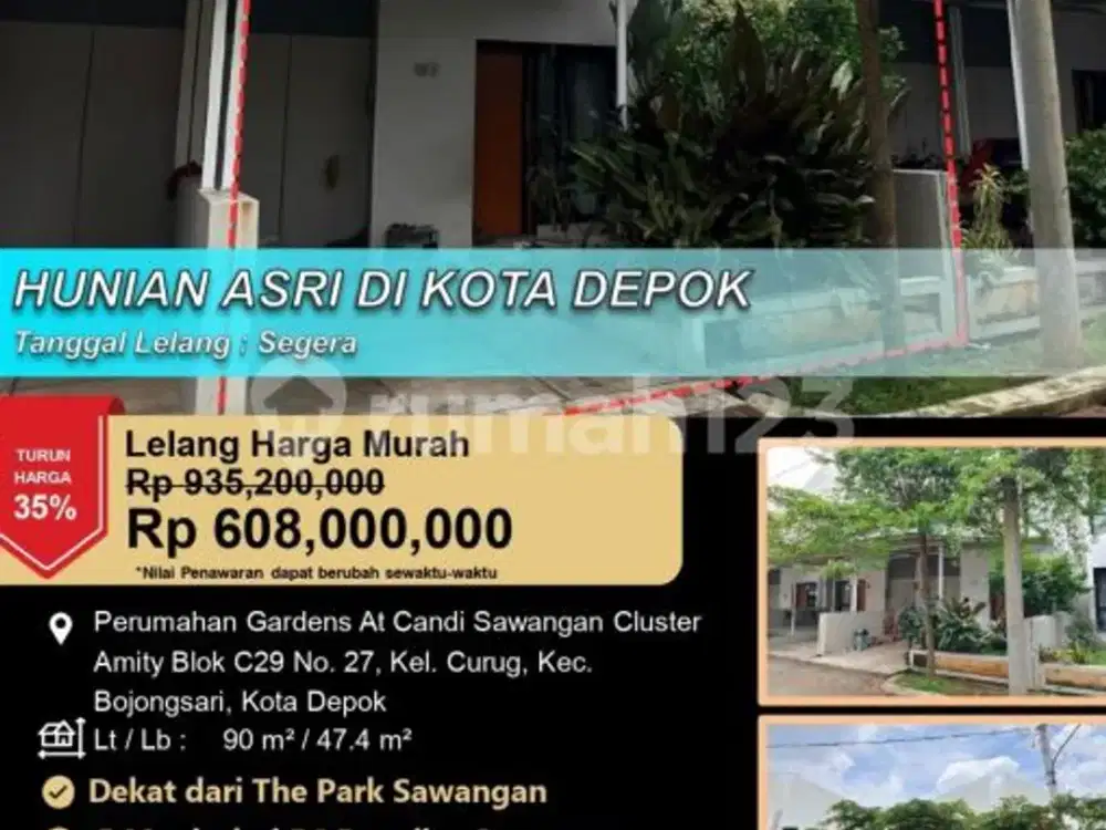 Hunian Asri Modern 2 Lantai Cantik di Depok
