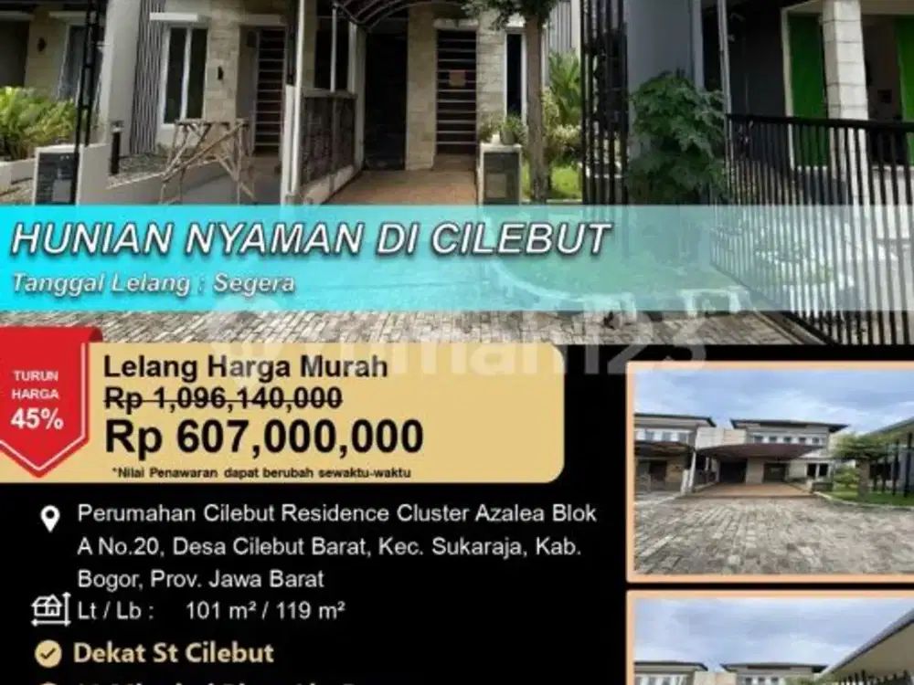 Hunian Modern Minimalis 2 Lantai Nyaman Cilebut