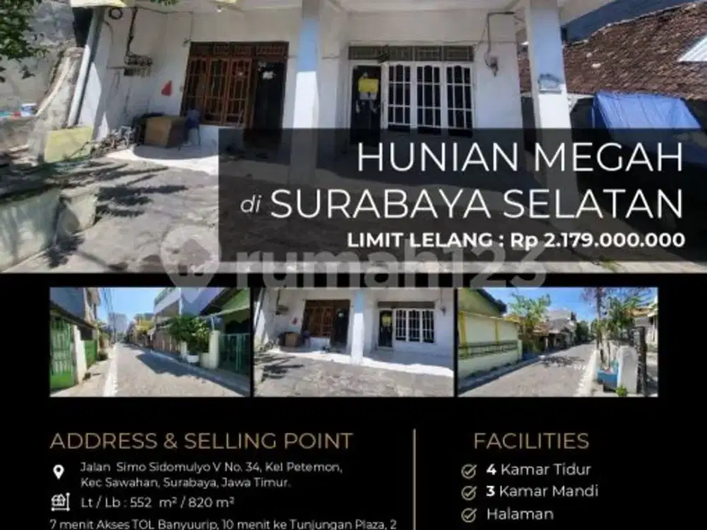 Rumah Megahdi Lingkungan yang Tenang di Tengah Kota Surabaya