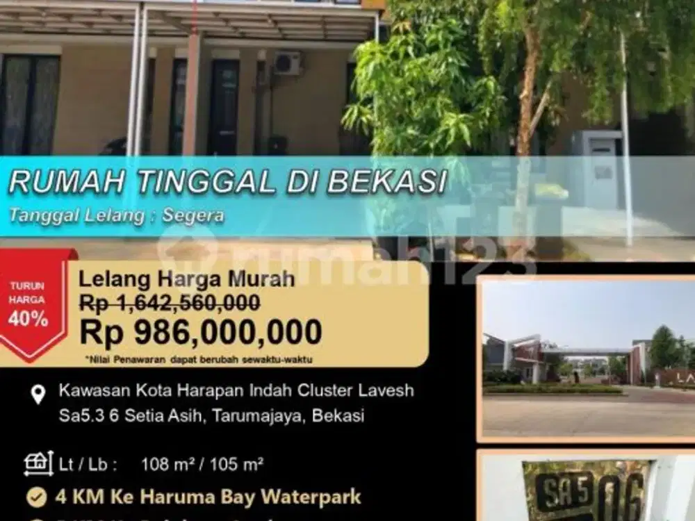 Rumah Minimalis 2 Lantai Siap Huni di Bekasi