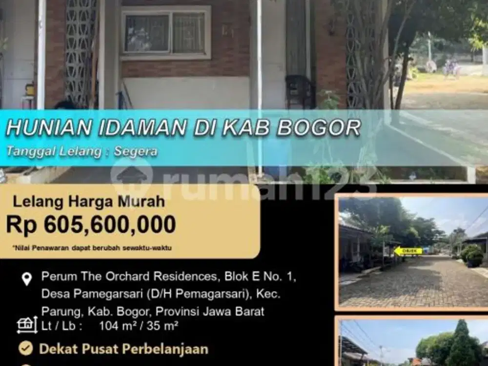 Hunian Nyaman dan Sejuk Rumah Idaman di Kabupaten Bogor