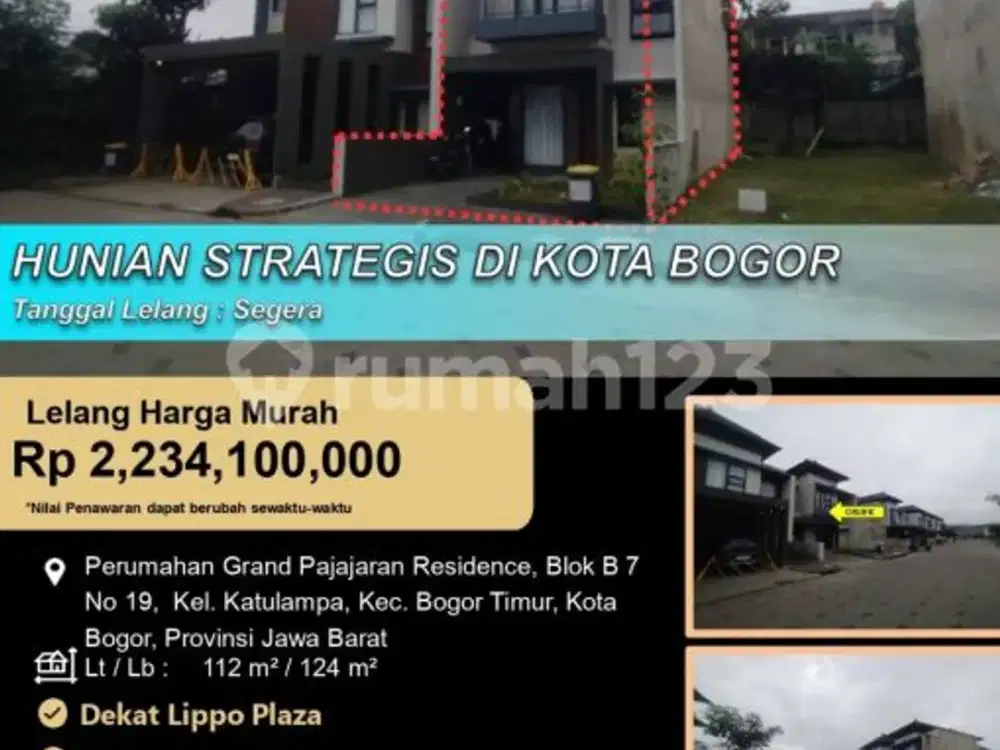Hunian Minimalis Modern Mewah Letak Strategis di Kota Bogor