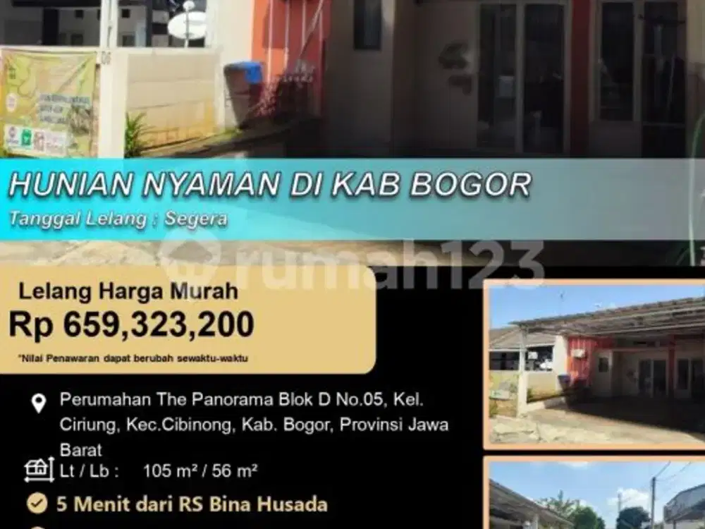Hunian Nyaman 1 Lantai Minimalis di Bogor