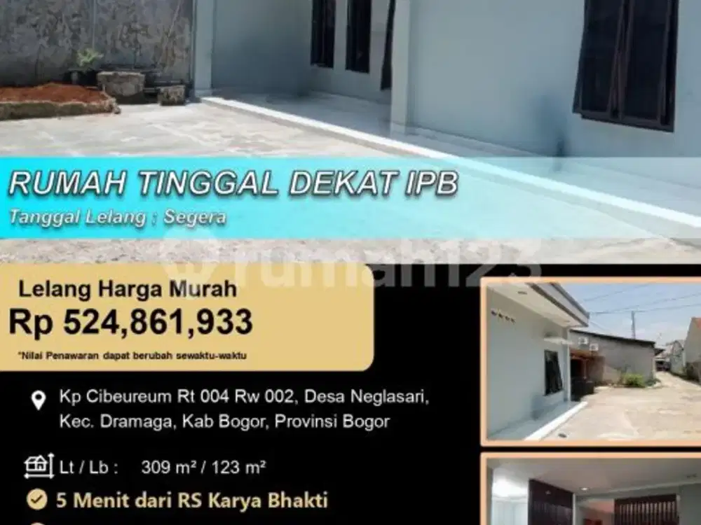 Rumah Luas Nyamancocok untuk Investasi di Bogor