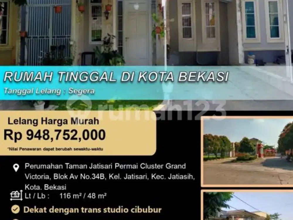 Rumah Tinggal Nyaman dan Asri One Gate System