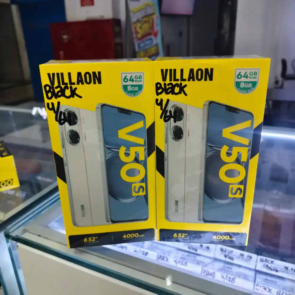 Villaon V50s 4/64 New segel