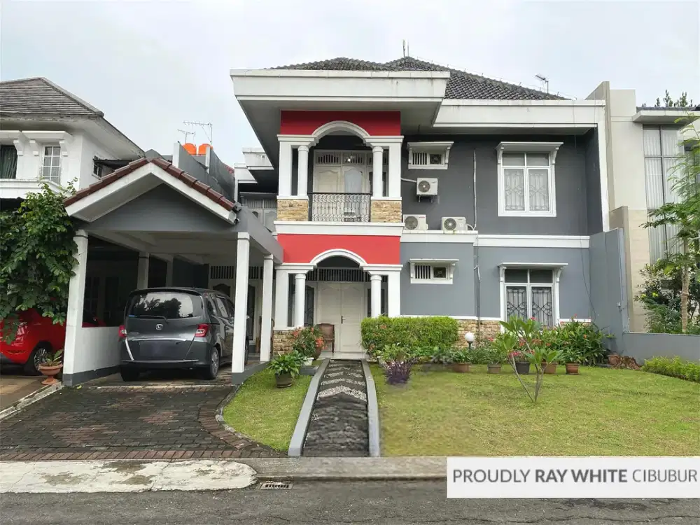 Rumah Hadap Taman di Kota Wisata Cibubur