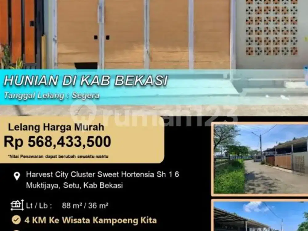 Hunian Aman Nyaman di Harvest City Cluster Bekasi
