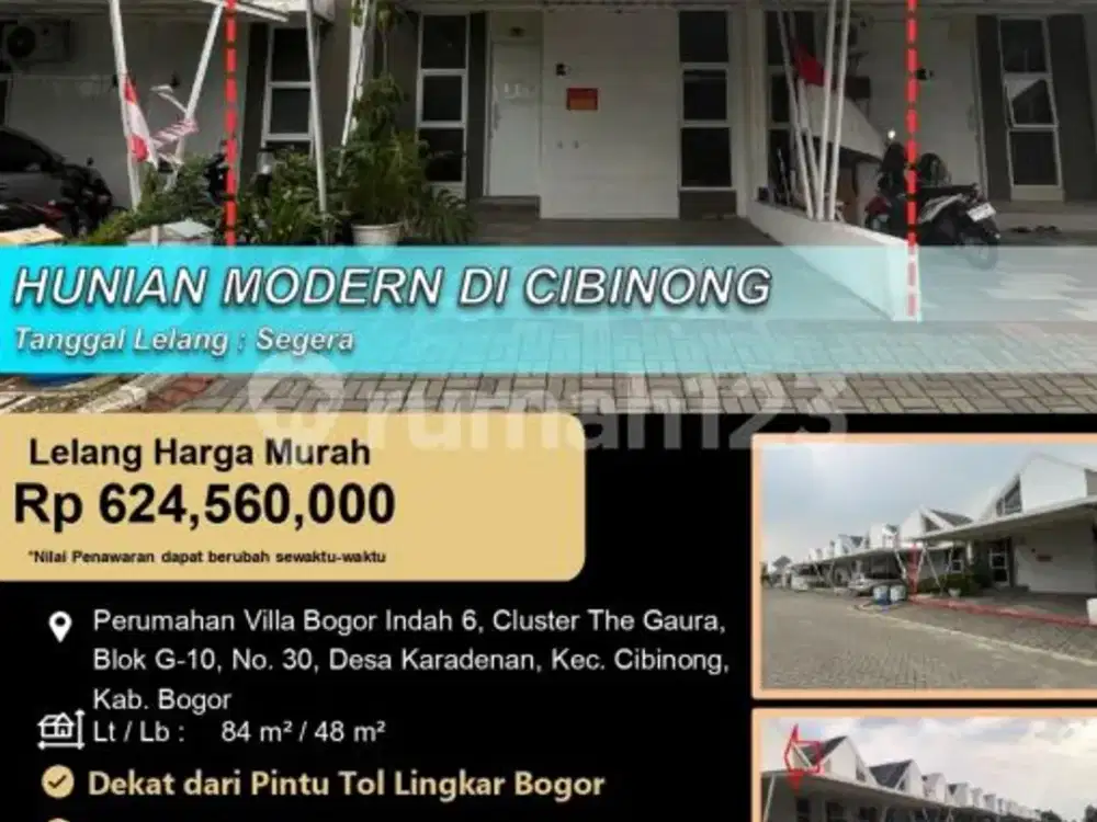 Hunian Modern Nyaman Siap Huni di Cibinong