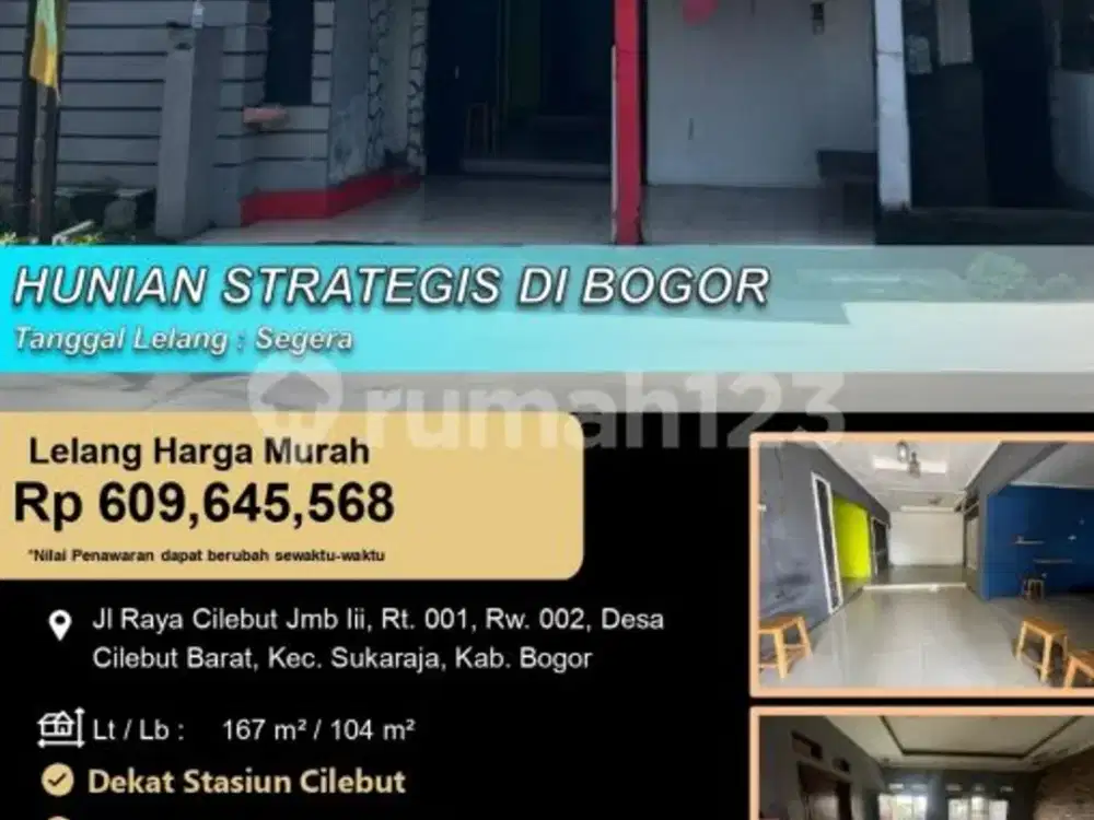 Hunian Strategis Siap Huni Luas di Cilebut