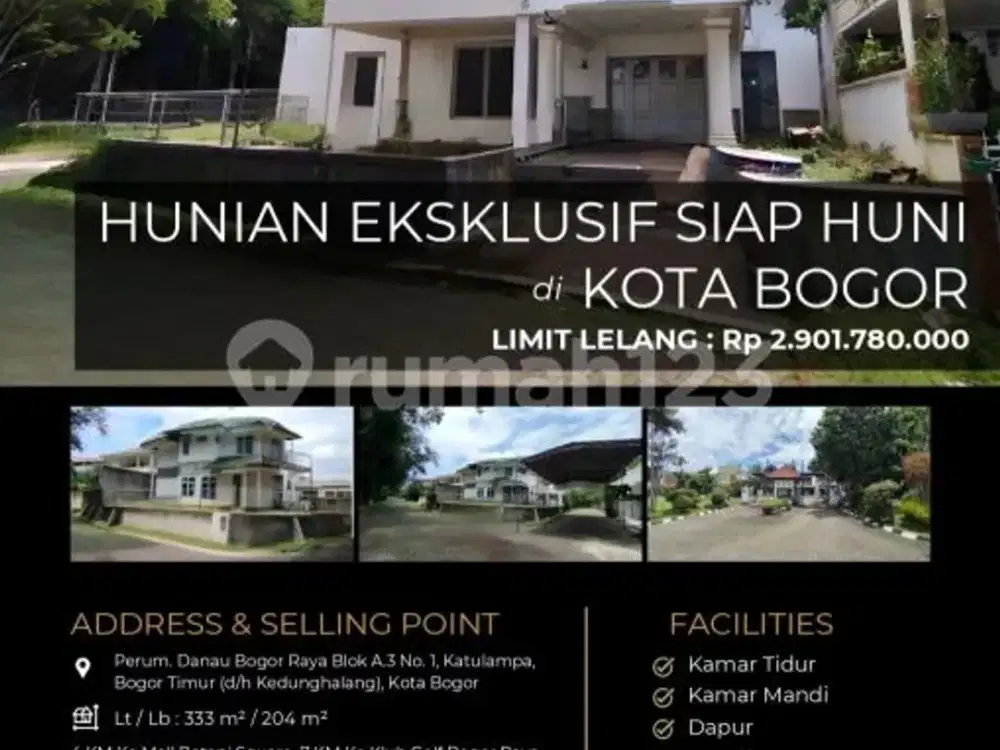 Hunian Eksklusif Siap Huni Lebih Tinggi Dari Jalan