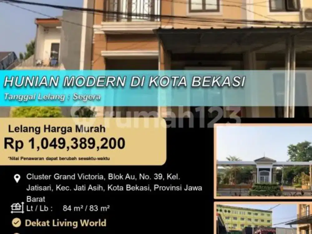 Hunian Rumah Modern Minimalis di Kota Bekasi
