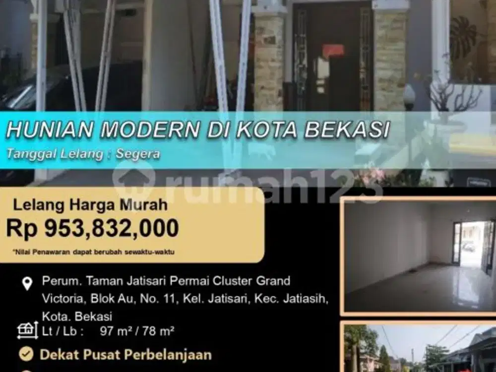 Rumah Hunian Modern Nydan Asri Kota Bekasi