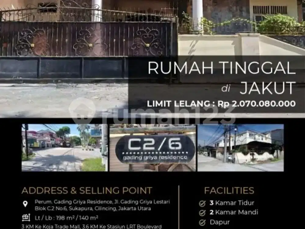 Rumah Letak Strategis Dekat Pusat Busines dan Perbelanjaan
