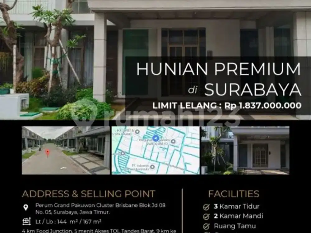 Hunian Ekslusive Nyaman Asri di Surabaya