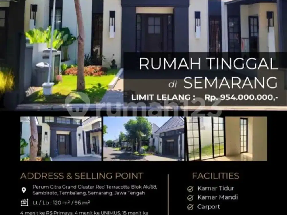 Rumah Modern Minimalis 2 Lantai di Tembalang Semarang